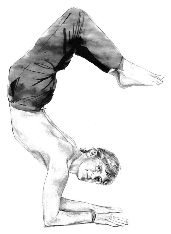 www.yoga-berlin.de Skorpion Asana Stefan Datt
